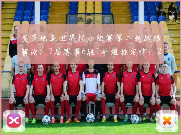克罗地亚世界杯小组赛第二轮战绩解读：7届赛事6胜1平堪称定律，2026年能否延续强势出线？