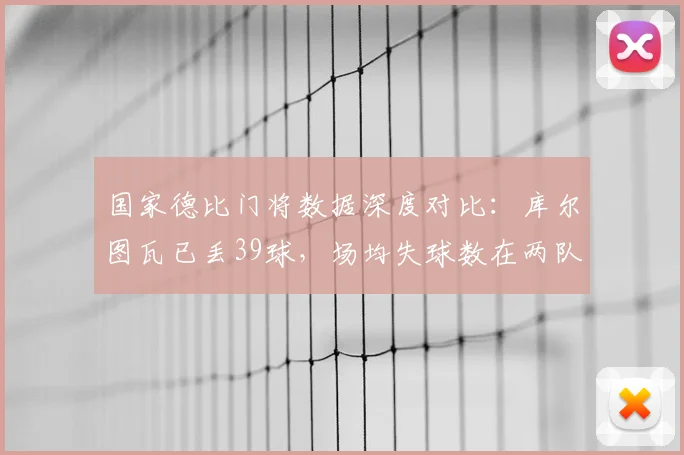 国家德比门将数据深度对比：库尔图瓦已丢39球，场均失球数在两队门将中排名如何？附历史数据解析
